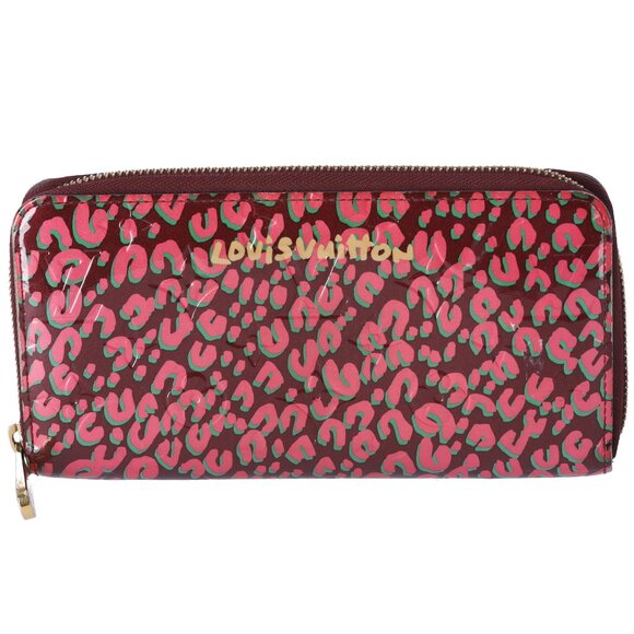 Louis Vuitton Multicolor Graffiti Patent Leather Stephen Sprouse Zippy Wallet - Picture 1 of 8